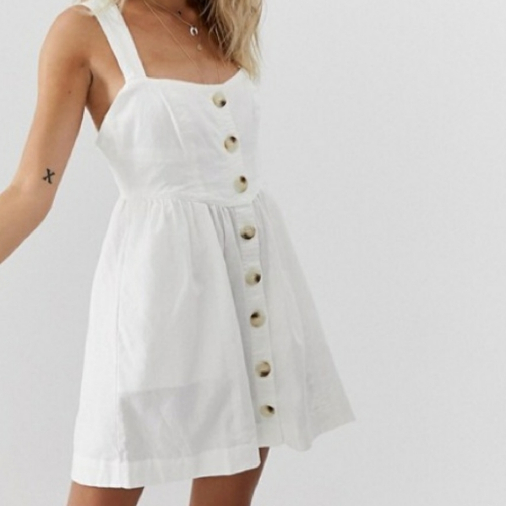 Free People Carolina Linen Dress